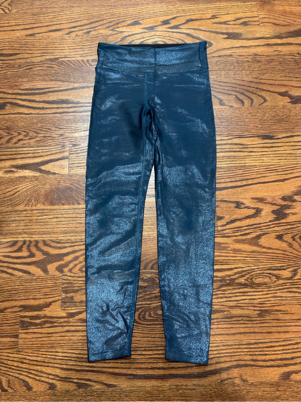 Heroine Sport Cerulean Metallic Marvel Leggings Size S, Very Good Used Condition